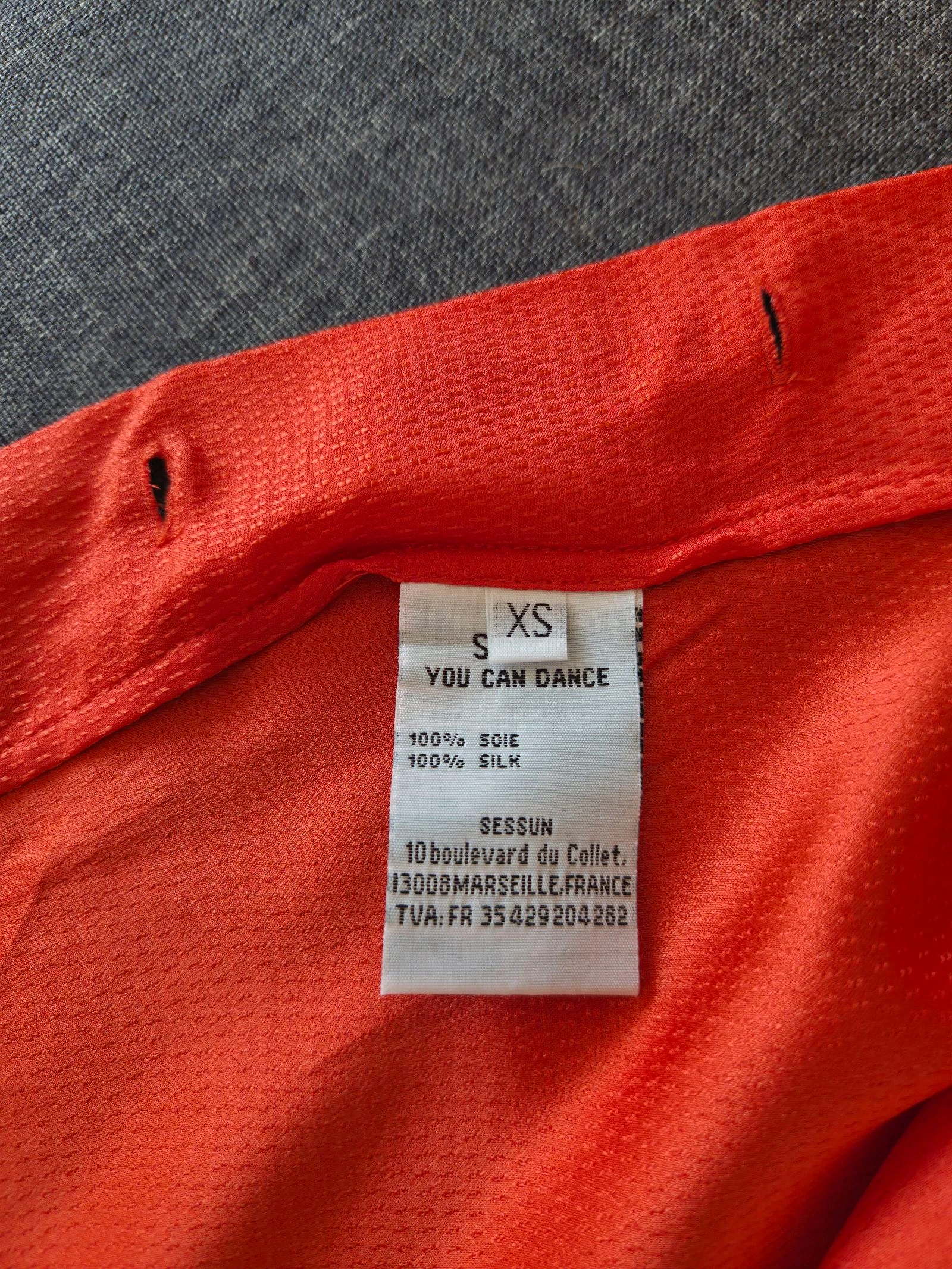 Vestido curto Sessun de seda Tamanho PP – photo 5